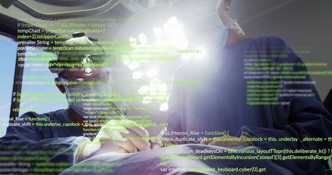 Data Overlay on Surgeons Operating in Theater Illuminates Digital Health