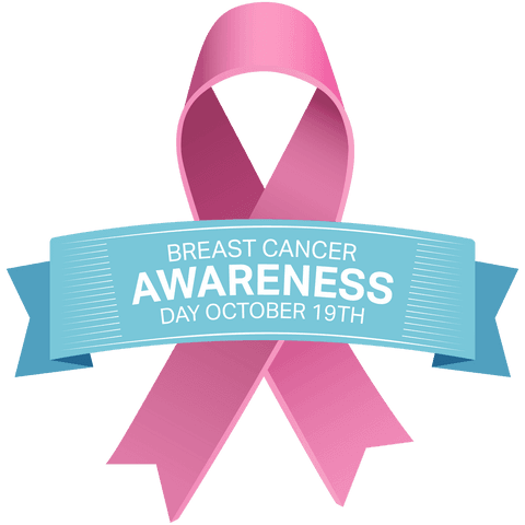 Breast Cancer Awareness Pink Ribbon Transparent Background