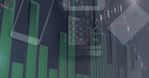 Digital Financial Analysis with Technology Overlay - Download Free Stock Images Pikwizard.com