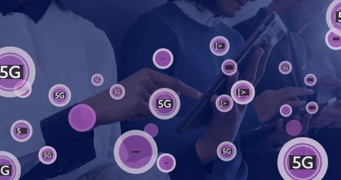 5G Technology and Data Processing with Diverse Users on Tablets