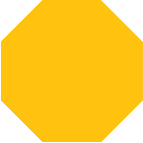 yellow octagon on transparent background digital illustration - Download Free Stock Videos Pikwizard.com