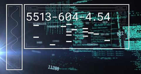 Financial Data Processing Virtual Interface - Download Free Stock Images Pikwizard.com