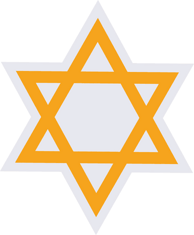 Transparent Six-Pointed Star Icon Golden Design - Download Free Stock Videos Pikwizard.com
