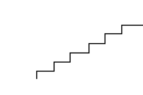 abstract black staircase pattern on transparent background - Download Free Stock Videos Pikwizard.com