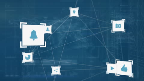 Digital Networking Interface with Global Data Connections