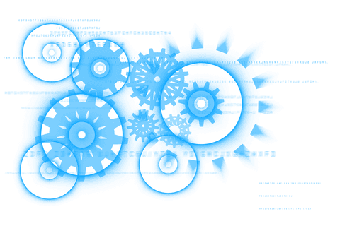 Blue Transparent Gear Mechanism Illustration for Productivity Concepts - Download Free Stock Videos Pikwizard.com