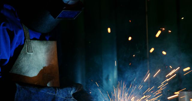 Skilled Welder Crafting Metal with Precision and Care - Download Free Stock Images Pikwizard.com