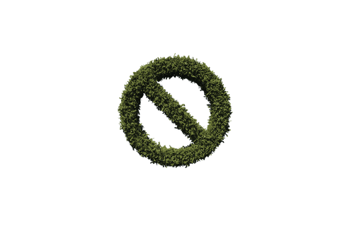 grass-covered negation symbol on transparent background - Download Free Stock Videos Pikwizard.com