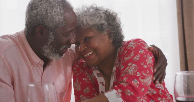 Smiling Elderly Couple Feeling Love and Connection - Download Free Stock Images Pikwizard.com