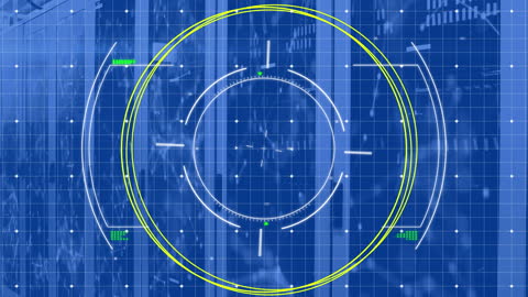Digital Targeting Interface in Server Room Setting
