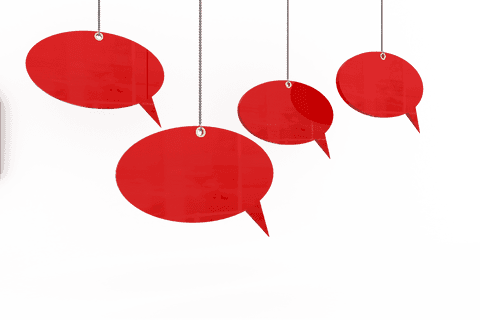Floating Red Speech Bubbles Isolated on Transparent Background - Download Free Stock Videos Pikwizard.com