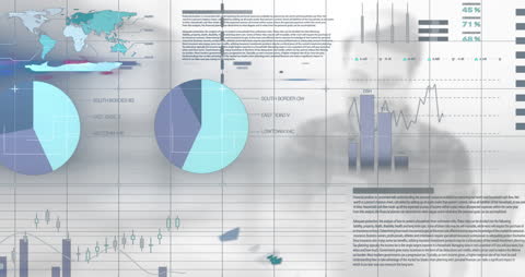 Abstract Animation of Global Financial Data Analysis