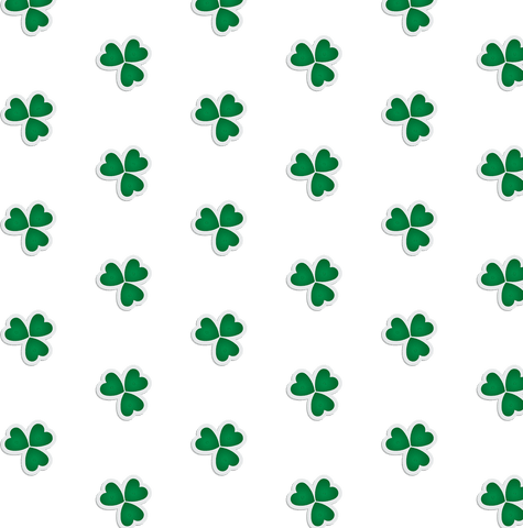 Seamless Green Clover Pattern on Transparent Background - Download Free Stock Videos Pikwizard.com