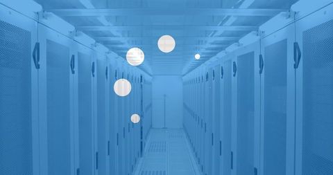 Futuristic Data Center with Digital Interface and Connectivity - Download Free Stock Images Pikwizard.com
