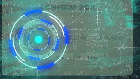 Futuristic Data Analysis Concept Animation