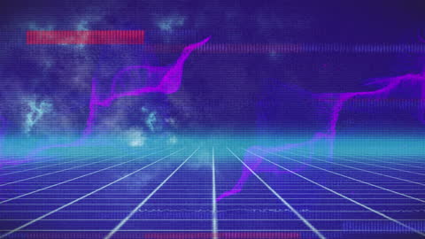 Glitched Digital Waves in Futuristic Cyber Network Environment