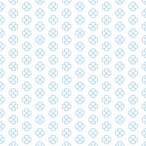 blue clovers repeating pattern on transparent background illustration - Download Free Stock Videos Pikwizard.com