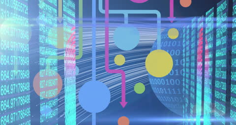 Digital Connections with Biometric Technology Integration Concept