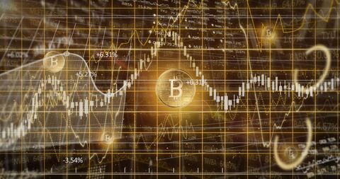 Digital Cryptocurrency Market Analysis Visualization - Download Free Stock Images Pikwizard.com
