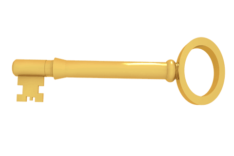 transparent golden key illustration on isolated background - Download Free Stock Videos Pikwizard.com