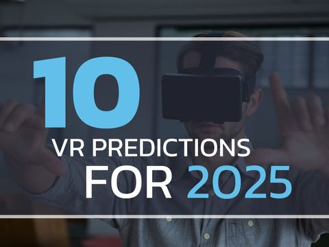 immersive vr experience highlighting 2025 predictions - Download Free Stock Templates Pikwizard.com