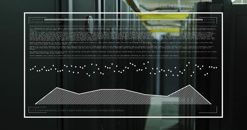 Digital Interface on Data Security and Processing in Server Room - Download Free Stock Images Pikwizard.com