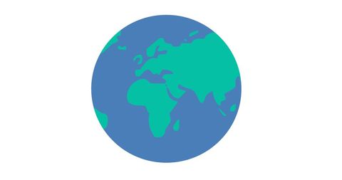 Flat Earth Illustration on White Background - Download Free Stock Images Pikwizard.com