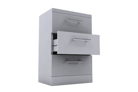 realistic white file cabinet with open drawer on transparent background - Download Free Stock Videos Pikwizard.com