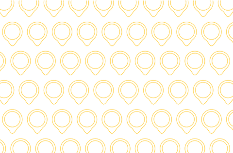 transparent pattern of repeated yellow map pins grid style - Download Free Stock Videos Pikwizard.com