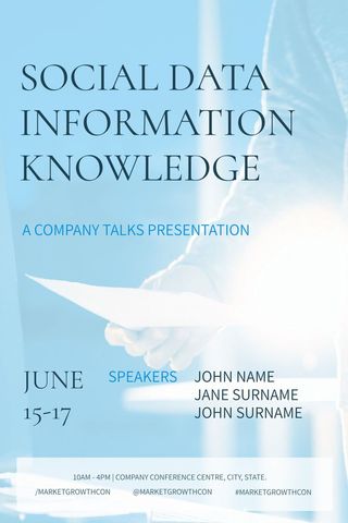 Business Conference Advertisement with Modern Digital Theme - Download Free Stock Templates Pikwizard.com
