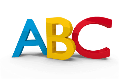 Colorful ABC Text Letters on Transparent Background - Download Free Stock Videos Pikwizard.com