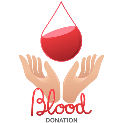 transparent blood donation illustration with hands and blood drop - Download Free Stock Videos Pikwizard.com