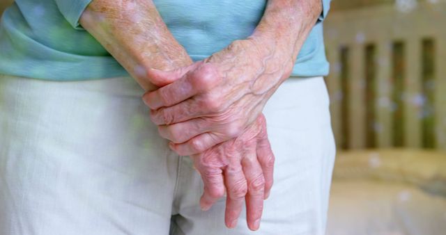 Elderly Person's Hands Showing Signs of Aging - Download Free Stock Images Pikwizard.com