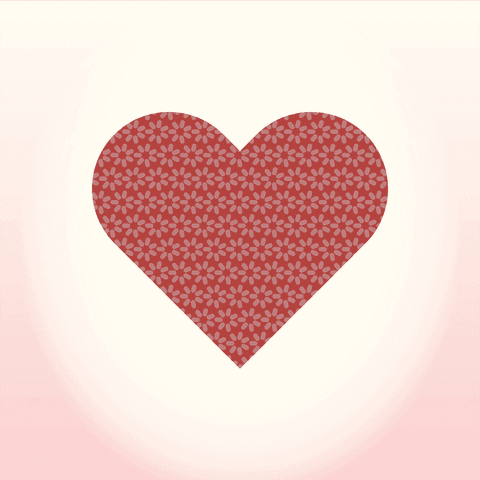 Digital Heart with Floral Patterns on Transparent Background - Download Free Stock Videos Pikwizard.com