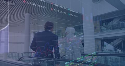 Diverse Businesspeople Analyzing Financial Data Graphs in Modern Office - Download Free Stock Images Pikwizard.com