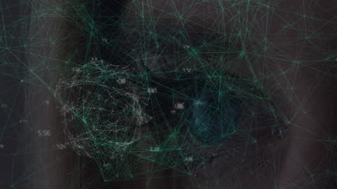 Biometric Eye with Advanced Digital Network Overlay