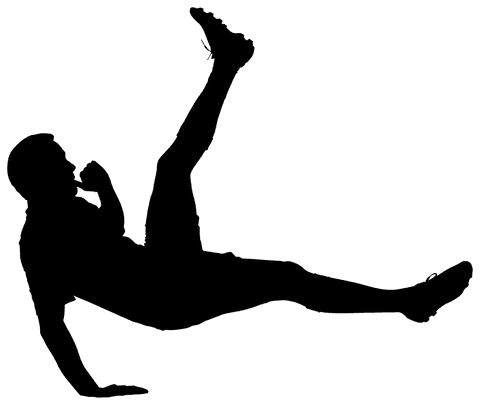 silhouette of football player with transparent background vector - Download Free Stock Videos Pikwizard.com
