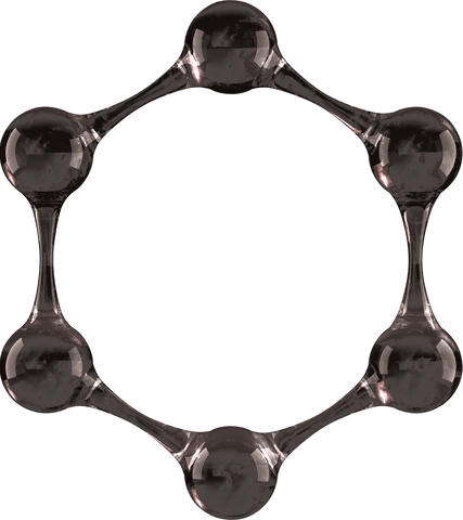 Abstract Transparent Molecular Model with Dark Spheres - Download Free Stock Videos Pikwizard.com
