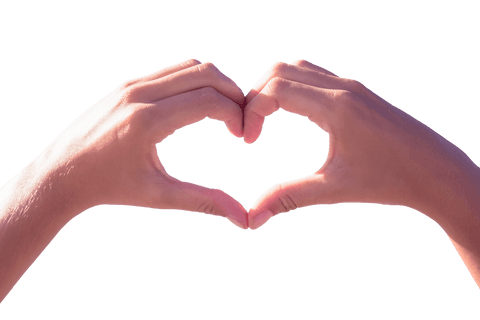 hands creating heart shape with dramatic transparency effect - Download Free Stock Videos Pikwizard.com