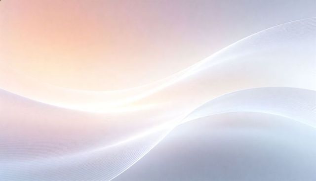Translucent Pastel Waves Flowing Right with Soft Glow and Lined Texture