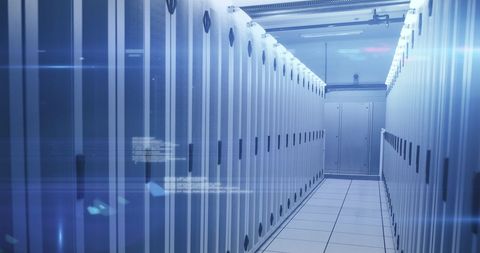Modern Data Center With Servers in Corridor - Download Free Stock Images Pikwizard.com