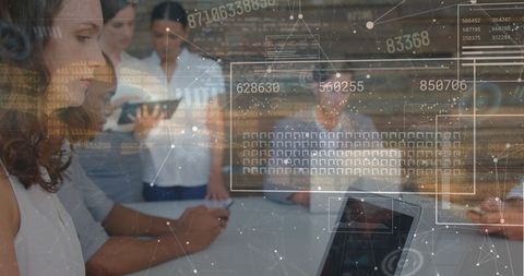 digital transformation with business professionals leveraging data - Download Free Stock Images Pikwizard.com