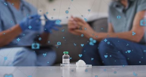 Healthcare Professional Discussing Vaccination with Patient