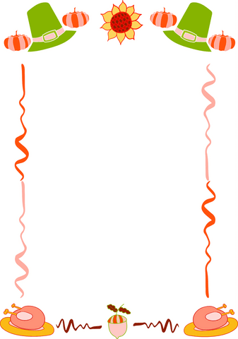 thanksgiving themed transparent frame with hats and pumpkins - Download Free Stock Videos Pikwizard.com