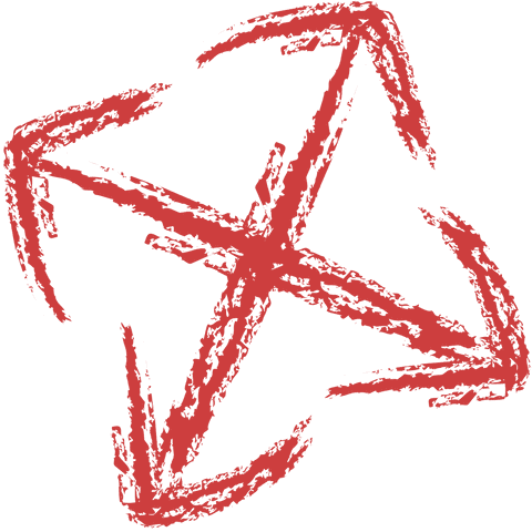 Red Arrow Illustration on Transparent Background: Direction and Choice Concept