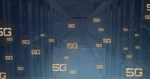 5G Network Integration in Modern Data Center - Download Free Stock Images Pikwizard.com