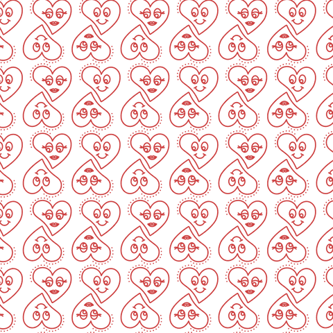 Seamless Red Heart Pattern on Transparent Background Vector Artwork - Download Free Stock Videos Pikwizard.com