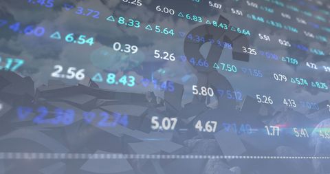 Falling Dollar Sign Represents Global Financial Instability - Download Free Stock Images Pikwizard.com