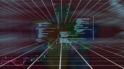 Dynamic Digital Data Processing Concept Visualization