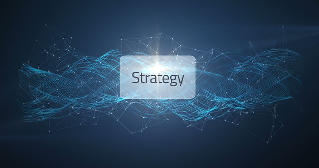 Digital Strategy Planning on Abstract Network Background - Download Free Stock Images Pikwizard.com